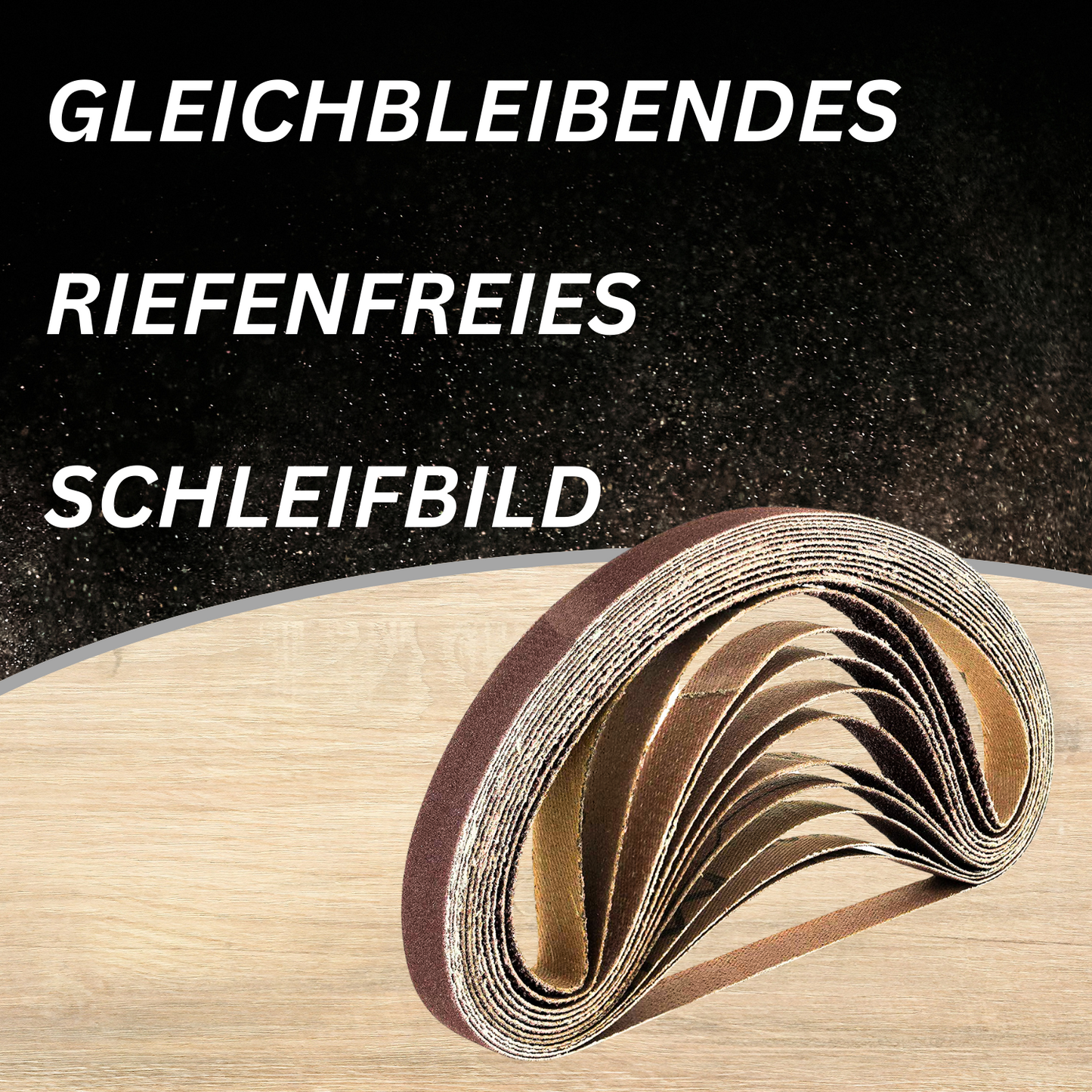 12 Blatt Schleifbänder Mix K40-240 13 x 451mm je 2x