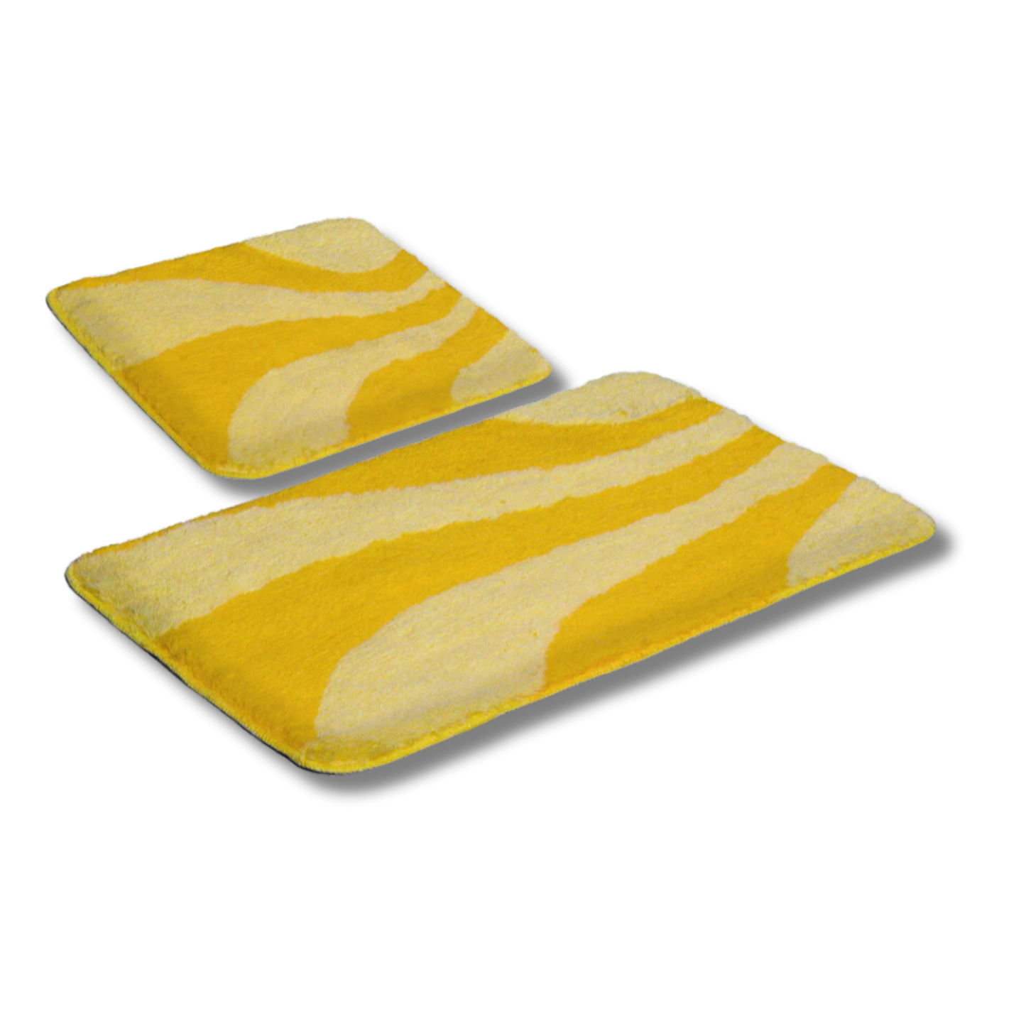 Badematte London 90 x 60 cm/55 x 55 cm 2-tlg. 2 Farben ohne Ausschnitt