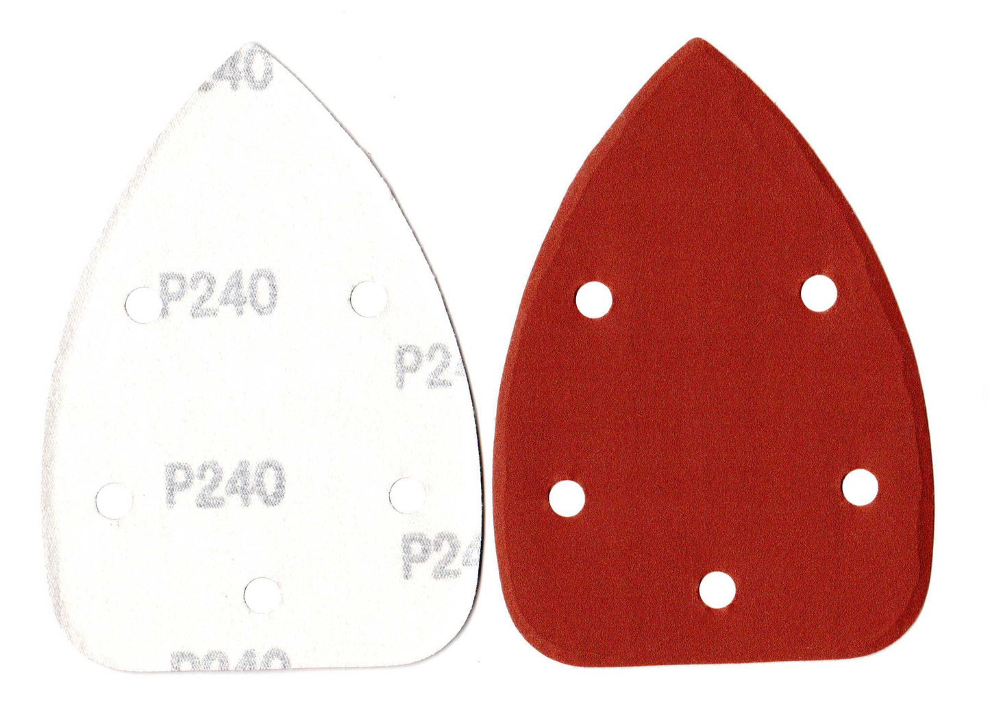 60 Blatt Mouse-Schleifscheiben MIX 92x140 mm K40 - K240