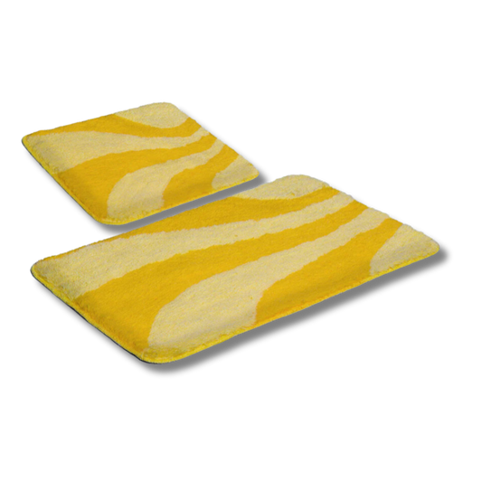 Badematte London 90 x 60 cm/55 x 55 cm 2-tlg. 2 Farben ohne Ausschnitt