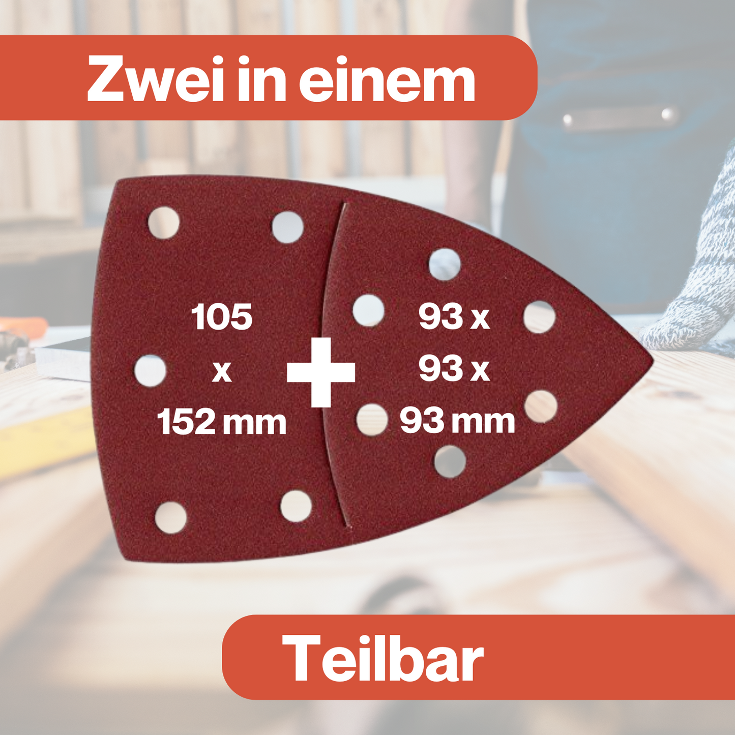 25 Blatt PRIO Schleifscheiben 105 x 152 mm Körnung wählbar