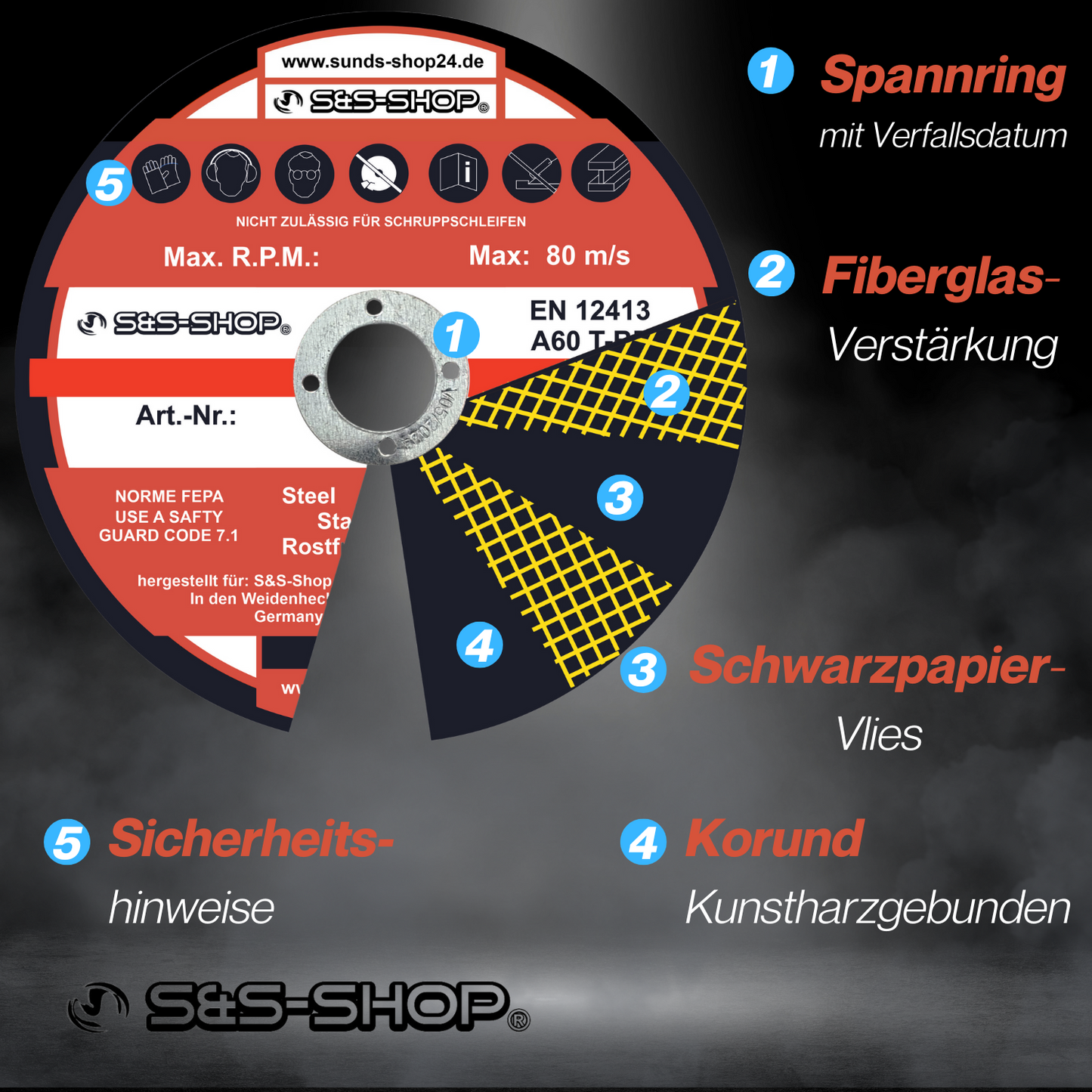 10 Stück Trennscheiben - Größe wählbar