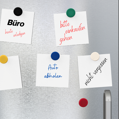 60 Stück Magnete Farbmix 6 Farben